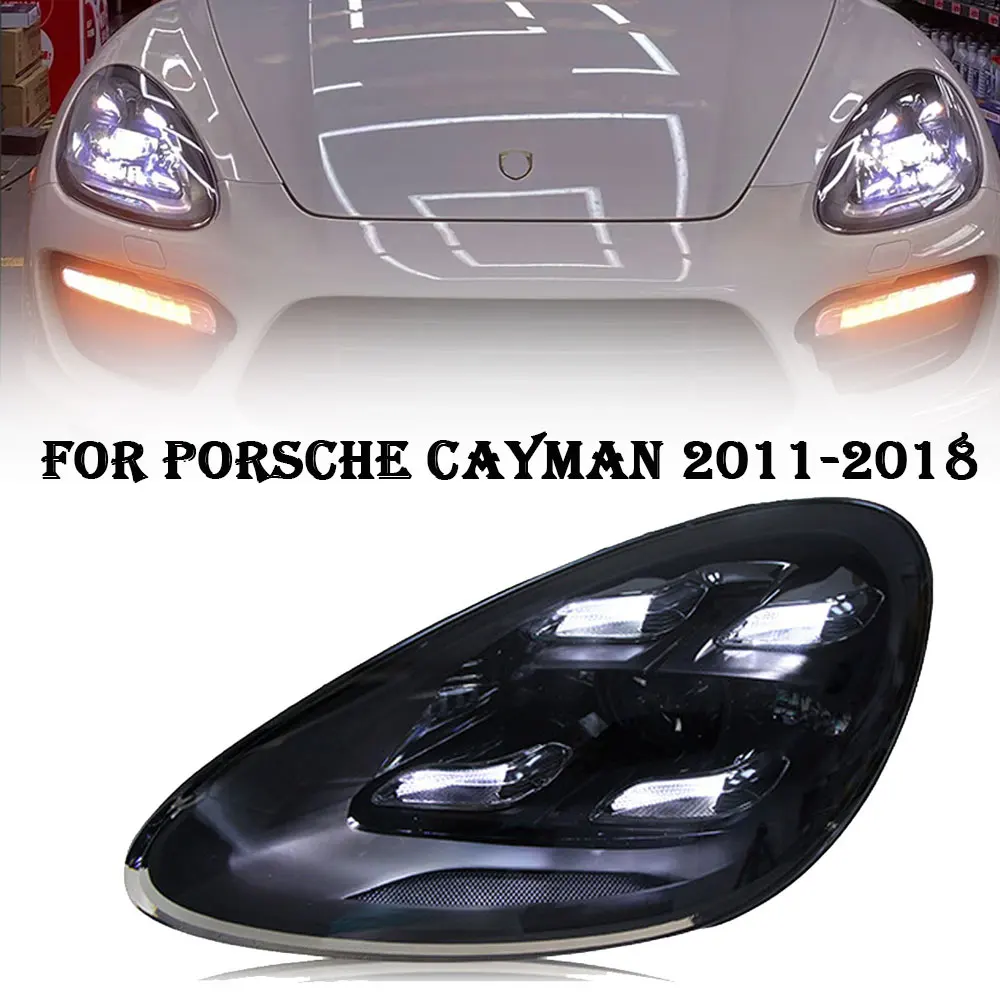 

Автомобильные фары, светодиодные фары для Porsche Cayenne, 2011-2018 годы, светодиодные лазерные матричные фары, обновление 2020, стиль