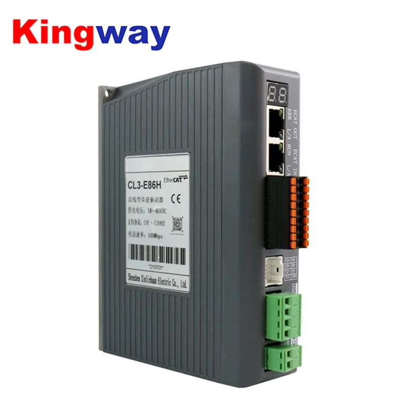 EtherCAT Bus Type Stepper Motor Drive CL3-E86H for 2Phase Nema 34 Closed Loop Stepper Motor