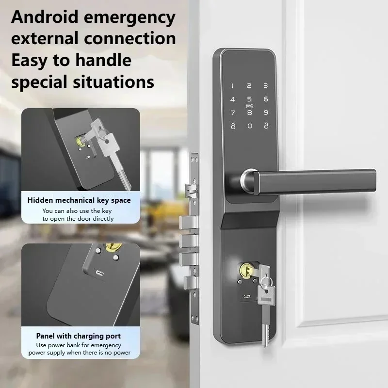 Smart Door Lock Spot Wholesale Apartment Temporary Password Rental Room Electronic Lock Bluetooth Remote