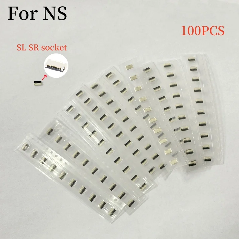 

Free Shipping 100pcs/lot Original New NS SL SR Flex Ribbon Clip FPC Connector Socket Plug Slot for Nintendo Switch Joycon Board