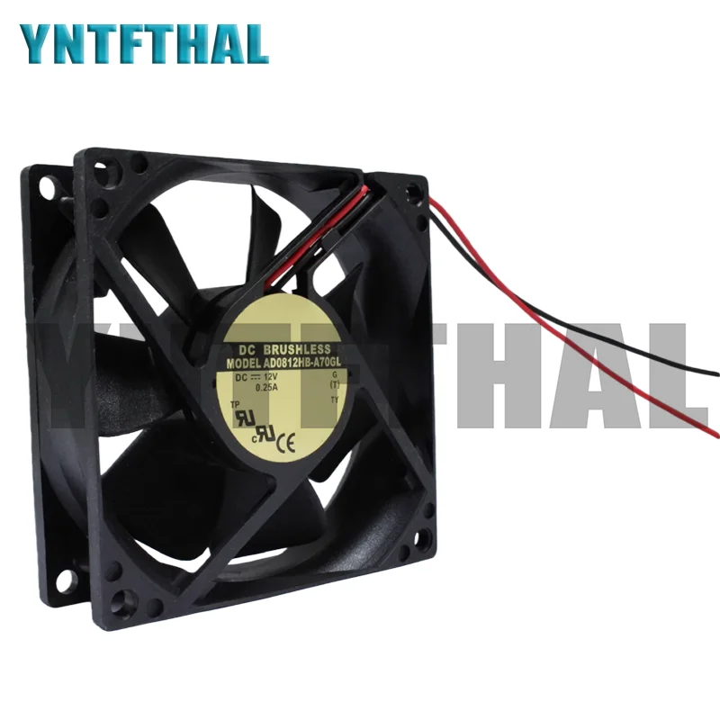 

New AD0812HB-A70GL 0.25A AD0812MS-A70GL DC12V Cooling Fan