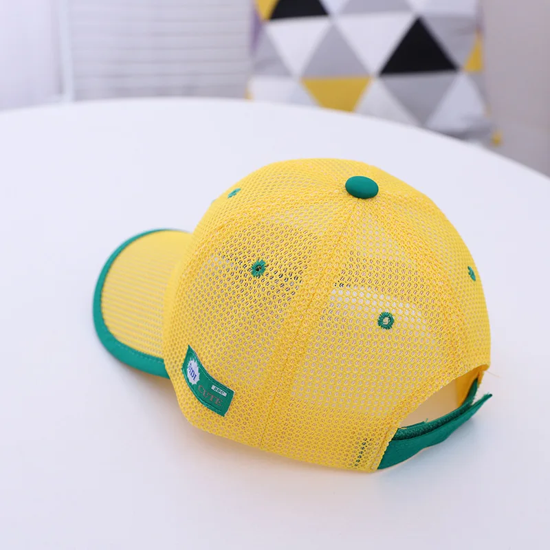 1 2 3 4 5 Years Boy Girl Baseball Cap Summer Adjustable Letter Kids Snapback Hats Outdoor Breathable Toddler Baby Mesh Hat