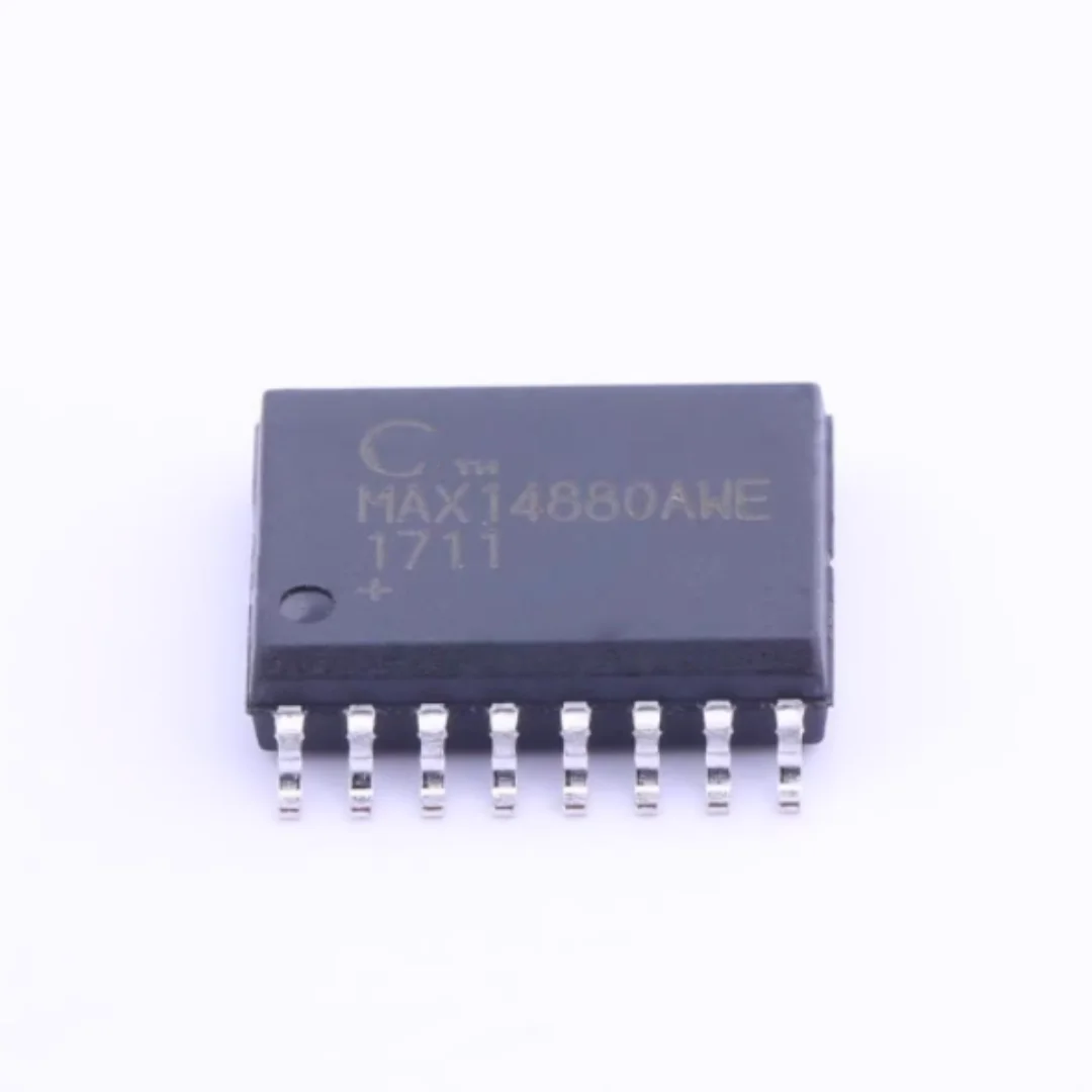 

50PCS/LOT MAX14880AWE+ MAX14880AWE MAX14880 IC TRANSCEIVER 1/1 16SOIC