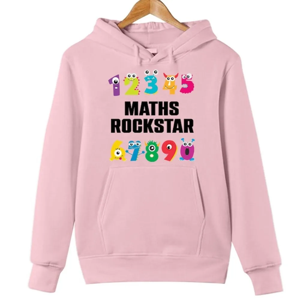 Desain Bertema Hari Angka untuk Hadiah Edukasi Hari Literasi Nasional Remaja Dewasa Pecinta Matematika Pullover Drop Shoulder Tracksuit