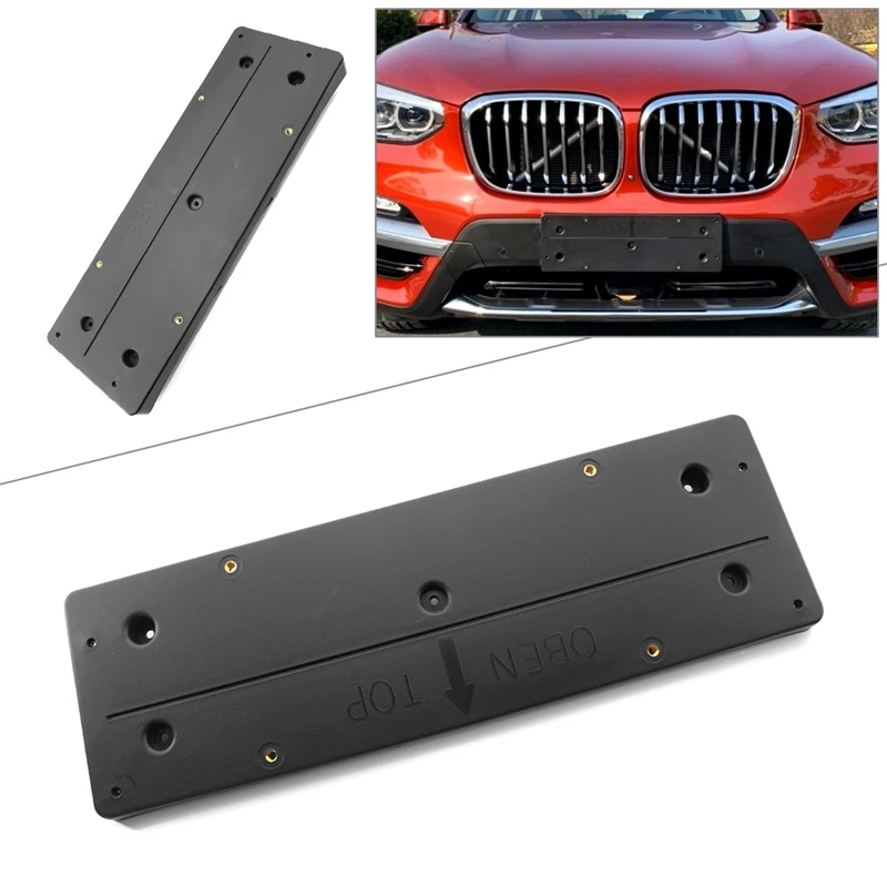 

Car Front License Plate Base Bracket Holder For-BMW X3 G08 2018 2019 2020 51119477666