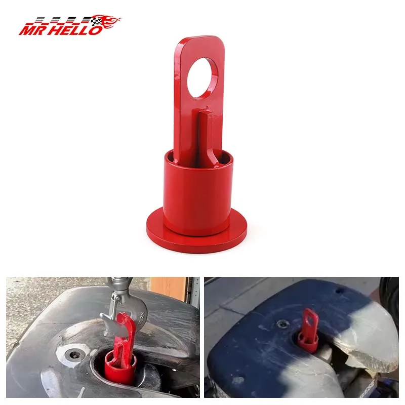 

5-й подъемный крюк Колесная сцепка Сменный кронштейн прицепа — сверхпрочная стальная конструкция для простой установки