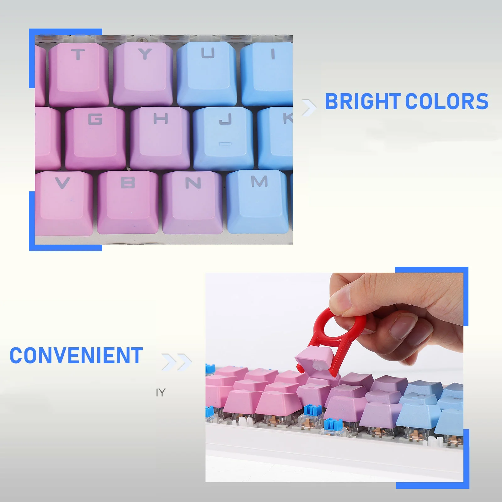 

Keycaps DIY Kit Keyboard Decor Kits Computer Unique Mechanical Accessories Premium