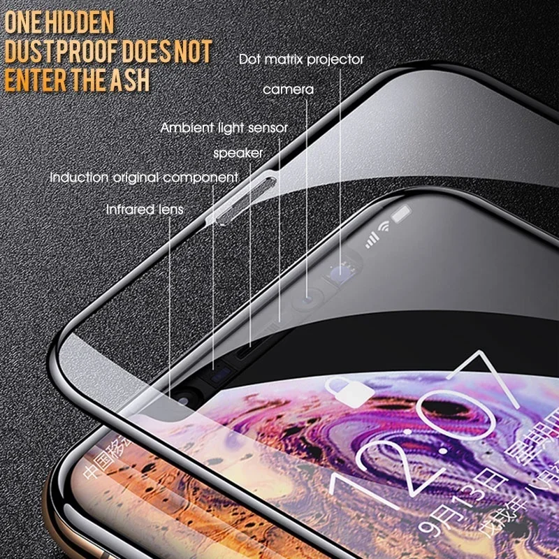 30D Screenprotector Verrs Protection For iPhone 16 15 14 13 12 11 Pro Max Mini XR X XS 8 7 Plus Tempered Glass Screen Protector