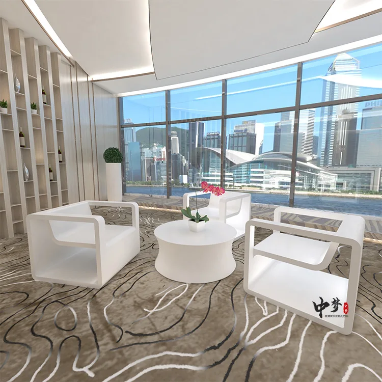 

Hxl fiberglass minimalist modular seating - unique shaped chairs for hotel outdoor leisure areas