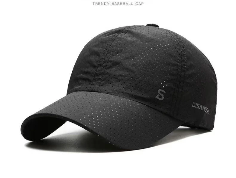 Original-Design-Laufkappe, dünn, schnelltrocknend, atmungsaktiv, mit Schirm, für Herren und Damen, ideal für Outdoor-Aktivitäten, Sonnenschutz, Sommer, Angeln, Baseballkappe. – Detail 1
