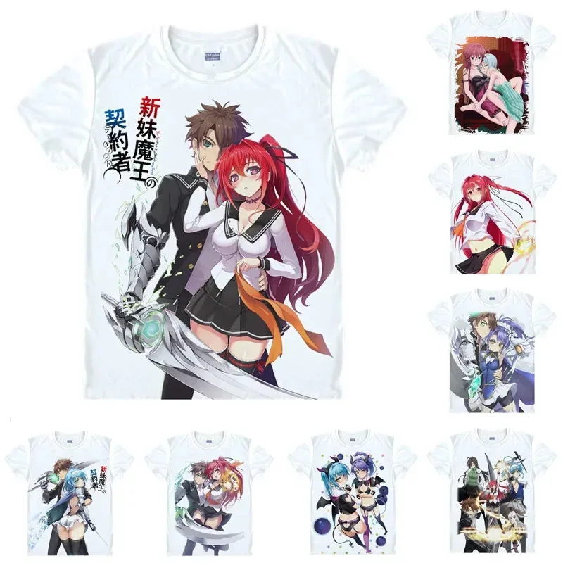 qq 123Coolprint Anime Shirt The Testament of Sister New Devil T- Multi-style Short Sleeve Mio Naruse Cosplay Hentai Shirts