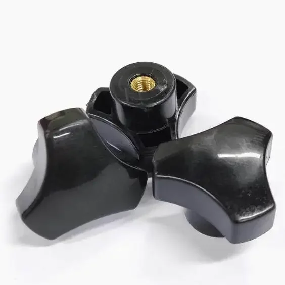 1/2Pcs Bakelite Thumb Knob Nut M4 M5 M6 M8 Triangle Handle Bakelite Handle Hand Plastic Head Nuts