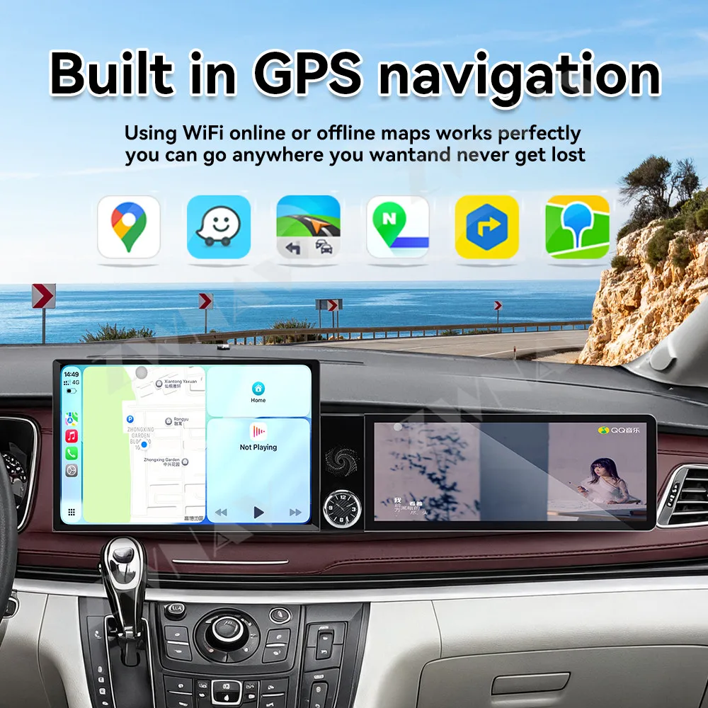 Android  15.0 Carplay Android Auto GPS Multimedia Player 13.1