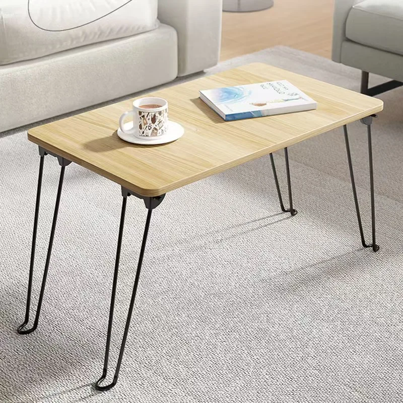 AOLIVIYA Sofa Floor Coffee Tea Table Portable Bed Folding Table Round Dining Outdoor Picnic Dorm Bedside Living Room Desk