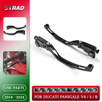 For DUCATI Panigale V4 S R V4S V4R 2018 - 2023 2024 2025 Motorcycle Adjustable Foldable Articulated Levers Racing Folding Handle