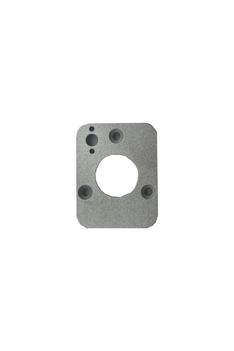 Custom Aluminum Alloy Mounting Bracket with Central Opening