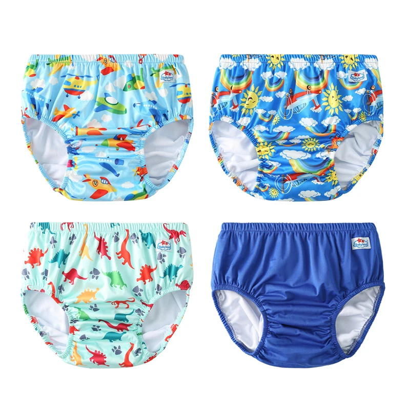 Medium Size 4PCS Adult Swimming Pool Underwear Waterproof Adult Swimming Diaper Nappy For Special Needs Adult Men Women