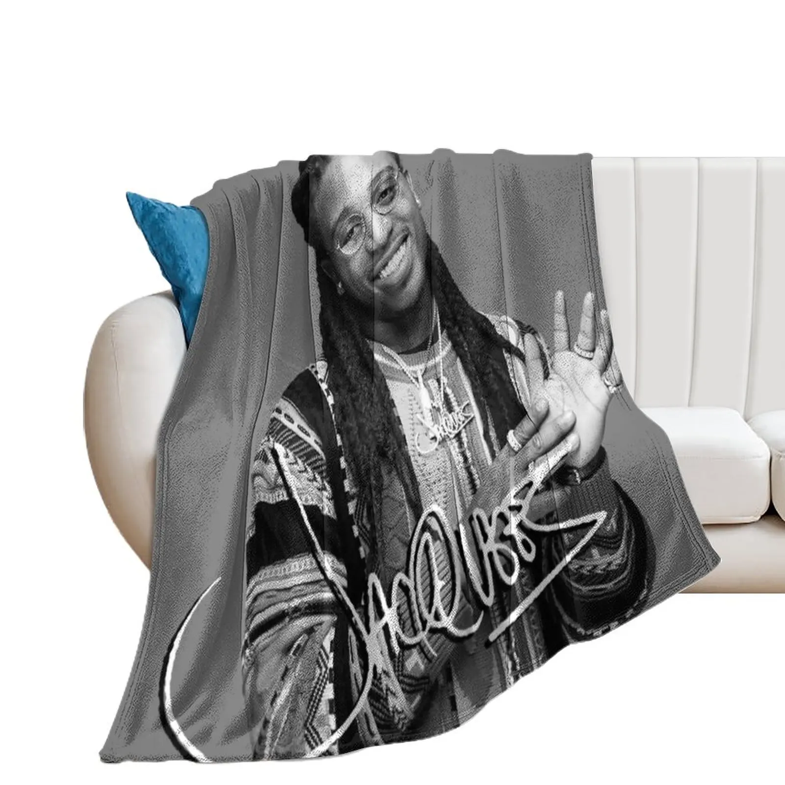 Tenjaq King of R & B American Tour 2019 2020 Throw Blanket Large Luxury Designer Furry Blankets