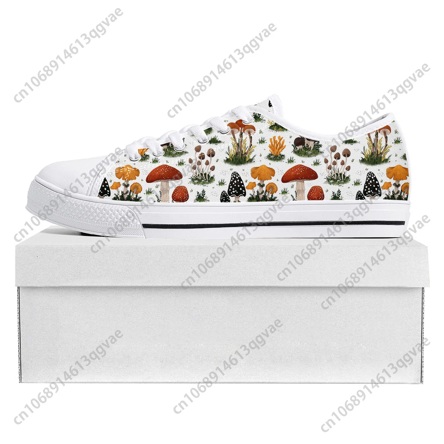 Psychedelic Mushroom Low Top High Quality Sneakers Mens Womens Teenager Tailor-made Shoe Canvas Sneaker Casual Couple Shoes