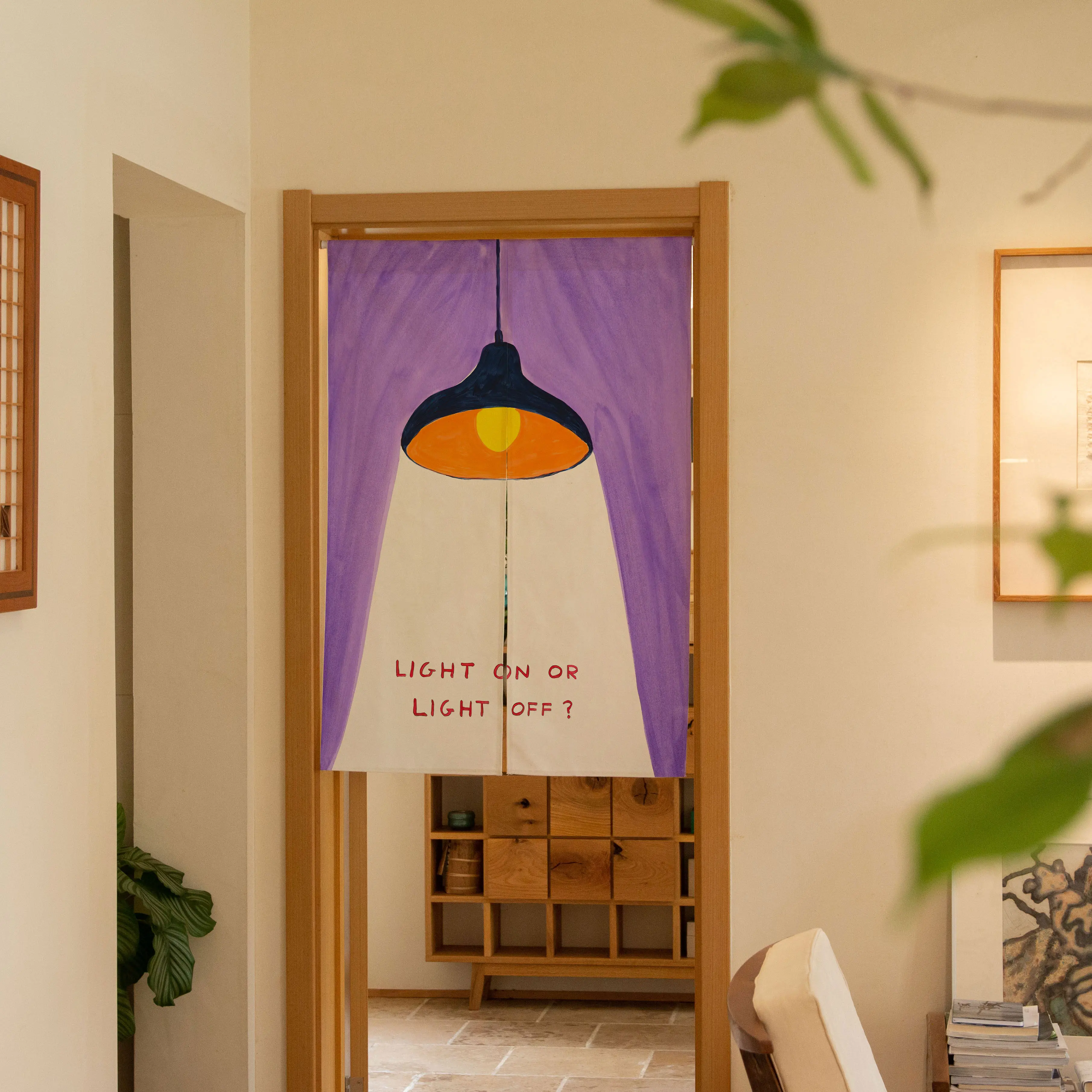 Rideau de porte artistique VIKAMA, séparateur de pièce pour chambre et cuisine, demi-rideau pour salle à manger et entrée de café, décoration intérieure