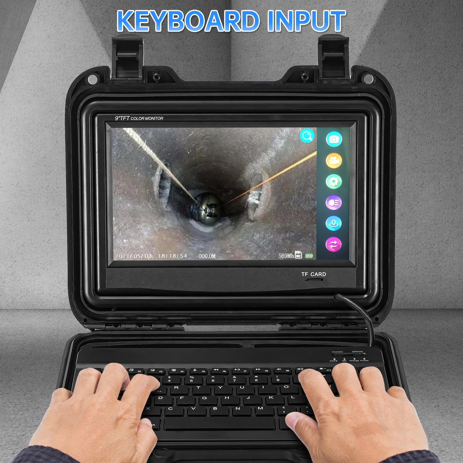 Kamera inspekcyjna do rur kana – Underwater Inspection Camera 50M recenzja i cena