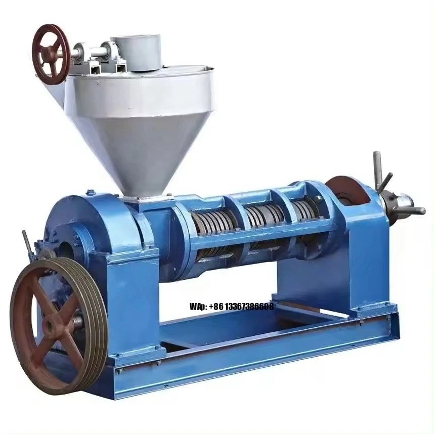 Extractor de Aceite de Oliva para Pequeñas Empresas/Prensa en Frío de Semillas, Motor de Prensa Térmica para Granja, También Procesa Cocos