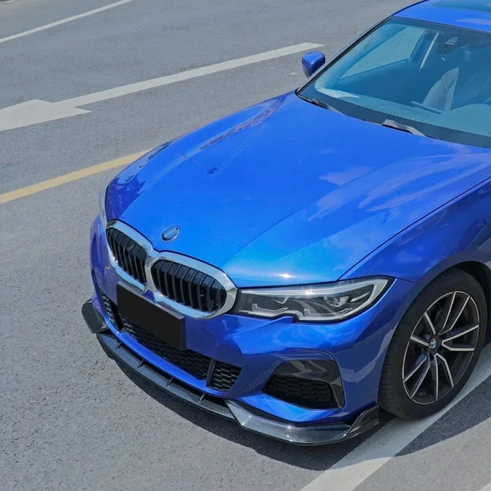 

Для BMW 3 серии G20 G21 320i 330i 318i M-Pack 2019-2022: Накладка на передний бампер, сплиттер, обвес, спойлер, тюнинг-комплект для стайлинга