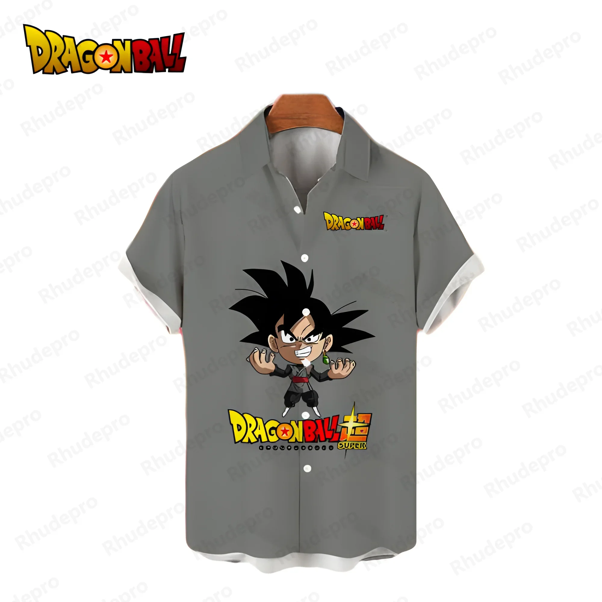 Men's Shirts Vegeta Dragon Ball Z Summer Blouse Harajuku Beach Style Fashion Tops 2024 Super Saiya Streetwear Hawaiian Shirt Y2k