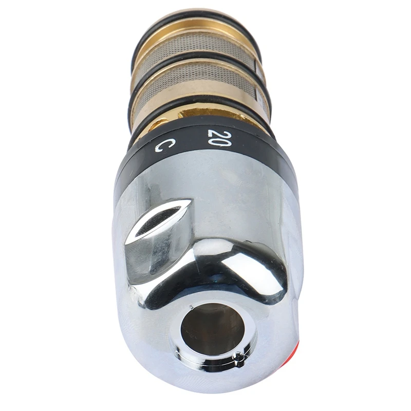 Brass Thermostatic Valve Temperature Control Ceramic Valve For Solar Water Heater Valve Parts Ceramic Mixer Tap Durable