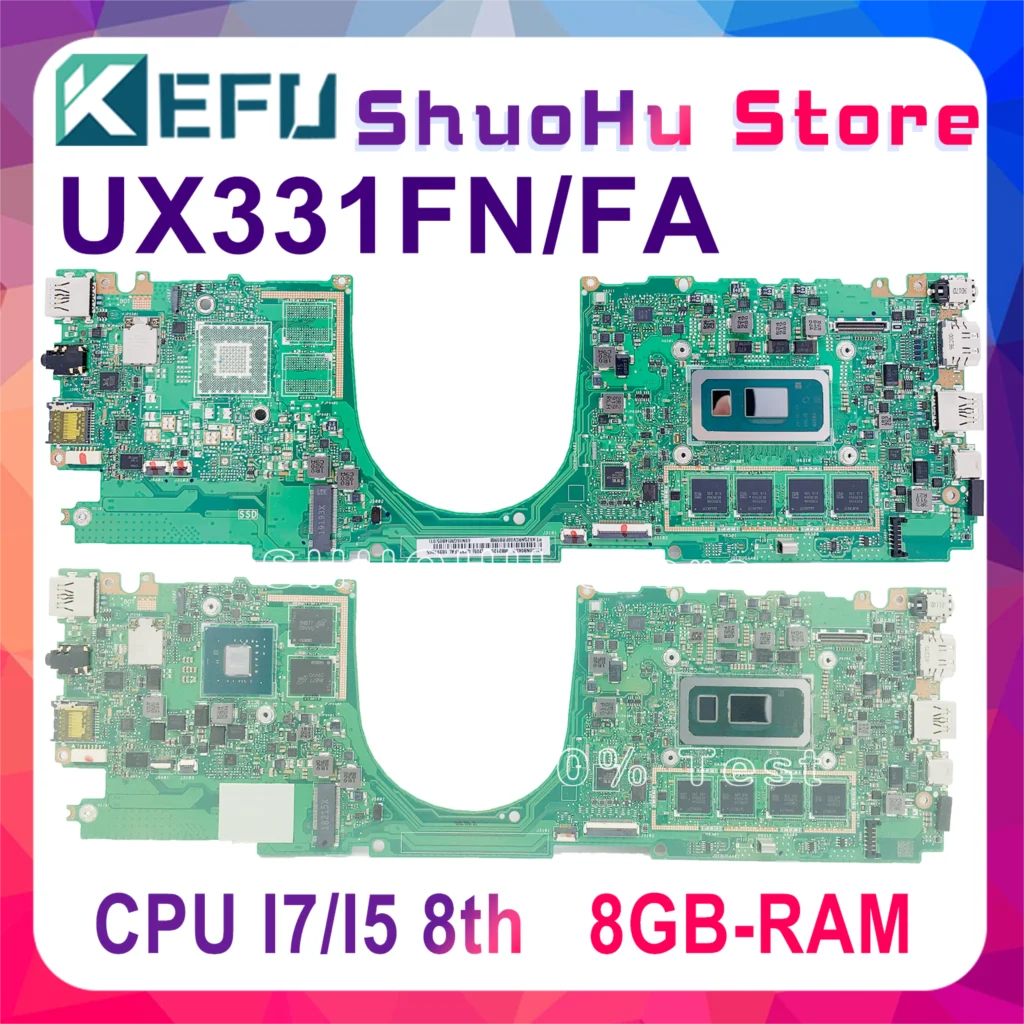 

Для ASUS BX331F BX331FAL UX331F UX331FA UX331FAL UX331FN материнская плата ноутбука процессор i3 i5 i7 4 ГБ 8 ГБ 16 ГБ ОЗУ 100% протестировано