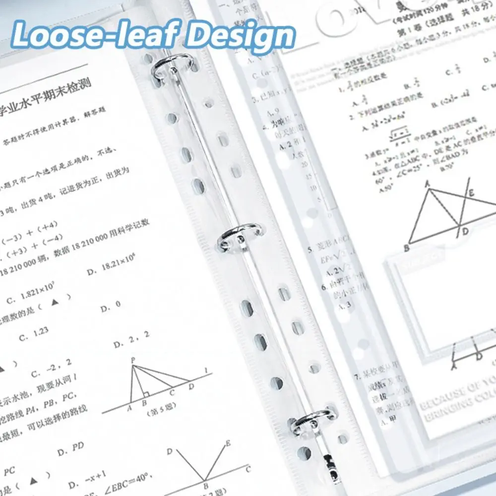 

Новая папка для файлов формата А4, прозрачный съемный буклет для данных, канцелярские принадлежности для студентов, офисный буклет для хранения данных, студенческий буклет