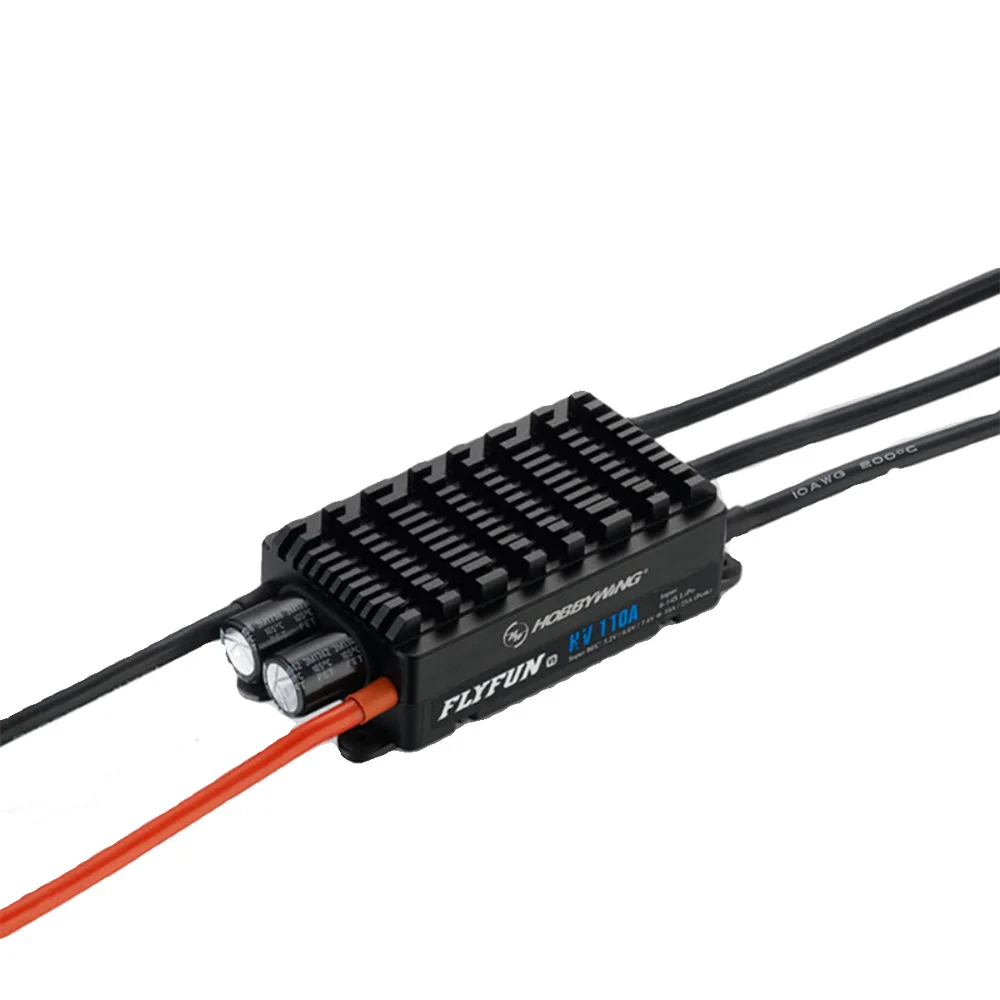 HOBBYWING FLYFUN V5 HV 110A SBEC Brushless ESC 32-bit M4 6-14S Lipo Speed Controller for RC Fixed-wing