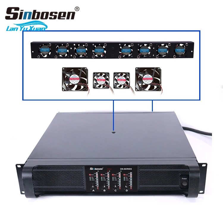 

Sinbosen DS-10Q High Powered Circuit 4 Channel Class Td Power Amplifier