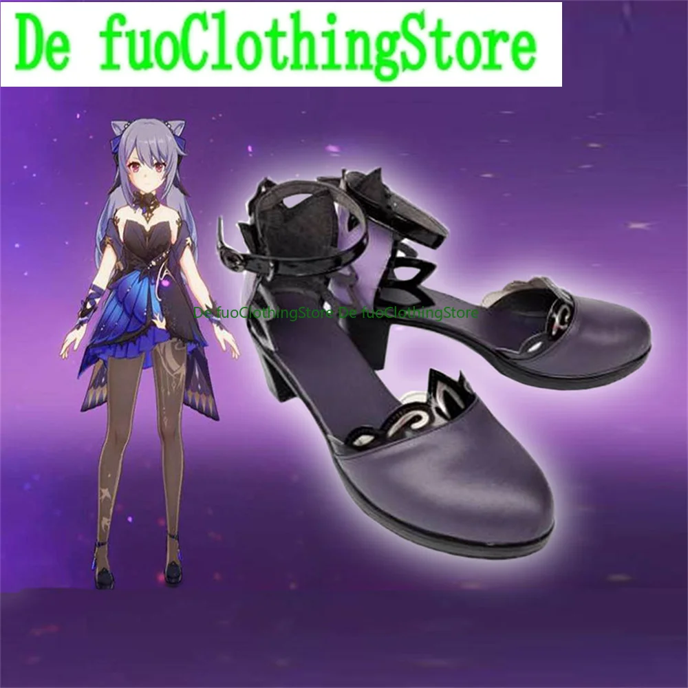 

Defuo Genshin Impact Keqing Cosplay Shoes Boots Game Anime Carnival Party Halloween Chritmas Shoes Store