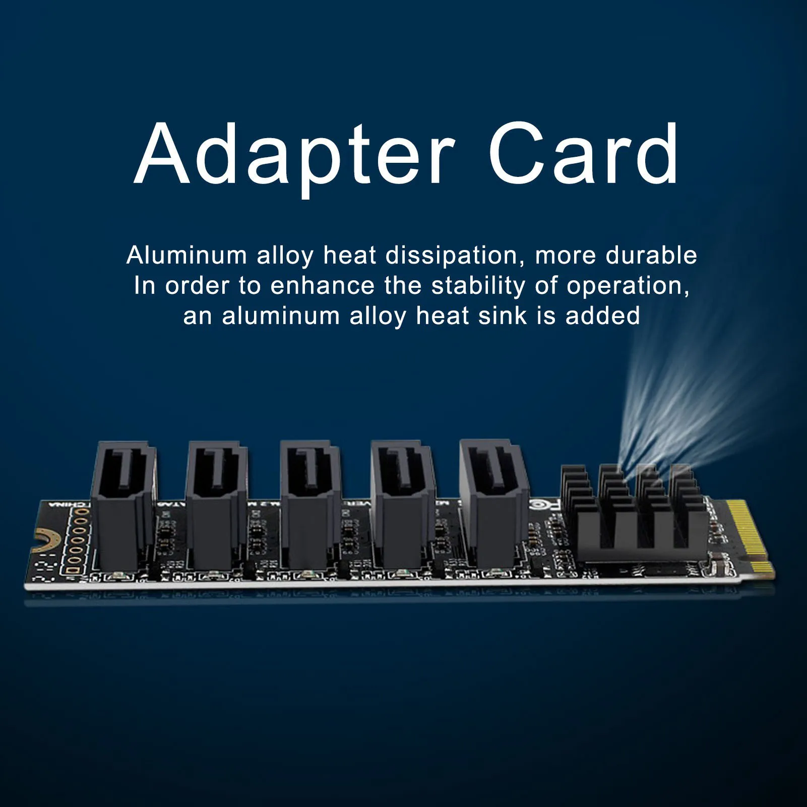 Adapter Card PCIE M.2 to SATA3.0 Drive Free Hard Disk Converter for OS X for Llinux for Windows