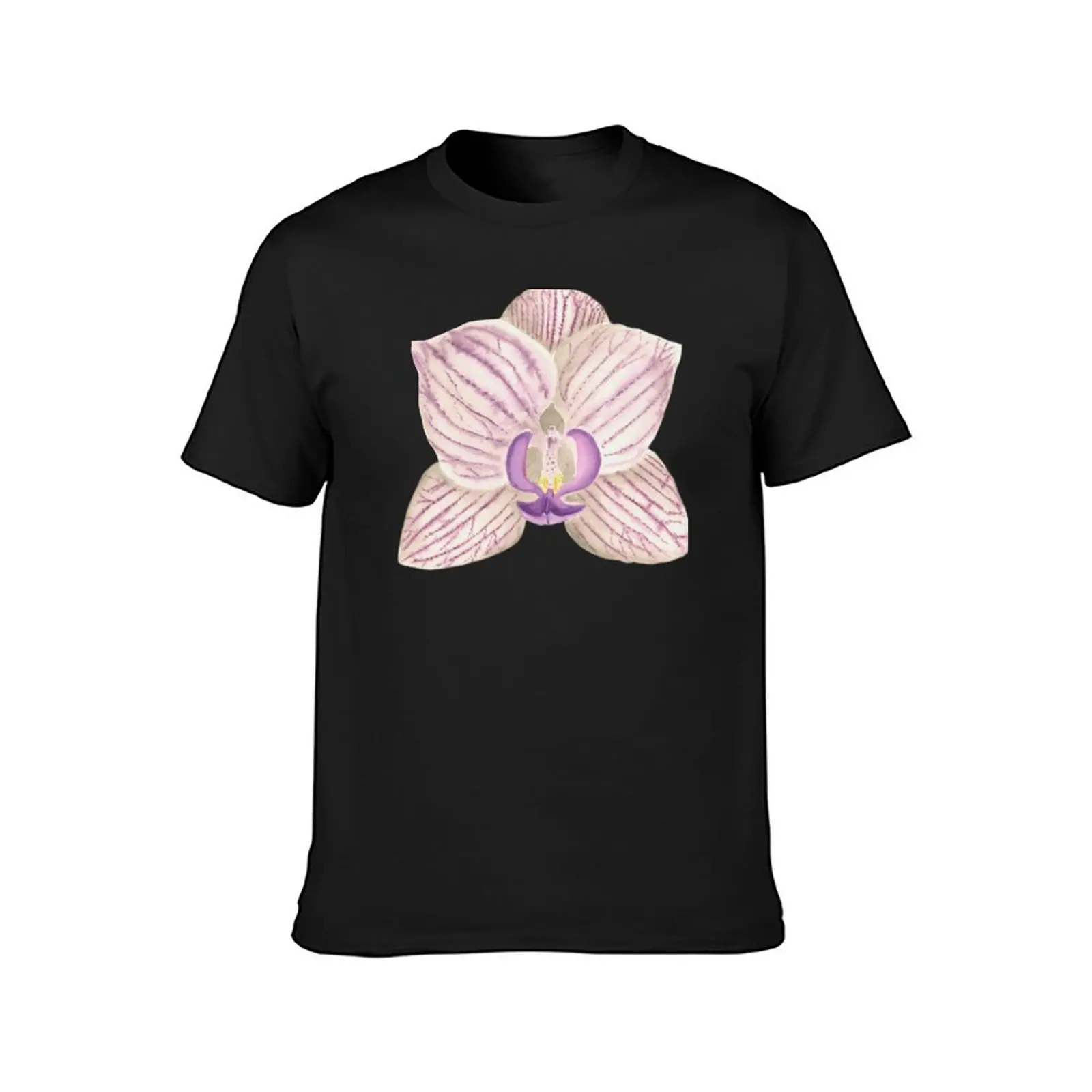 Watercolor, Flower, Plant, Botanical T-Shirt customizeds cute tops funnys Men's t-shirts