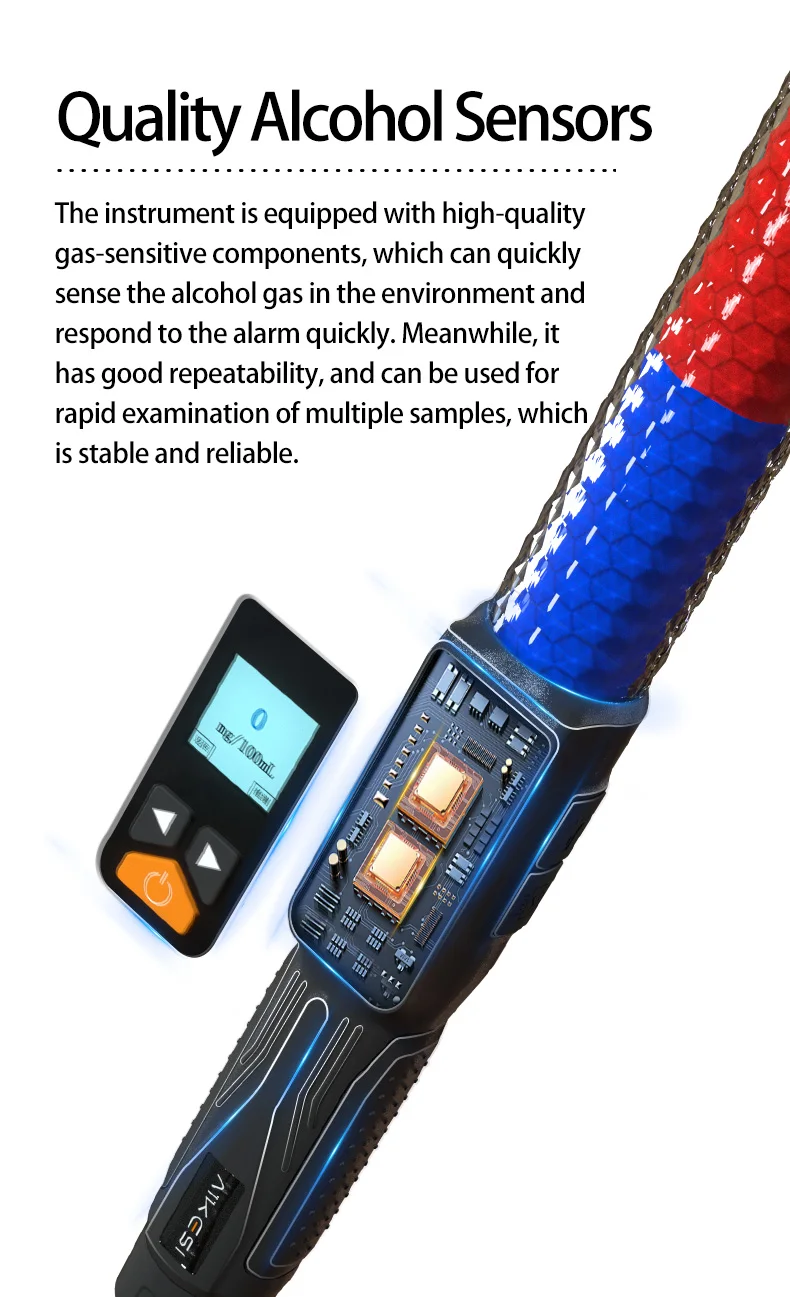 아이케시 공장가 전문 LCD 디지털 디스플레이 알코올 테스터 음주 측정기 OEM ODM OBM