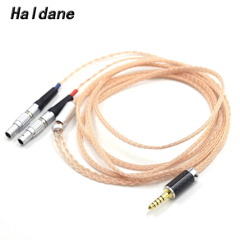 

Haldane HIFI 16Cores UPOCC Single Crystal Pure Copper Headphone Upgrade Replace Cable for Focal Utopia ELEAR Earphone