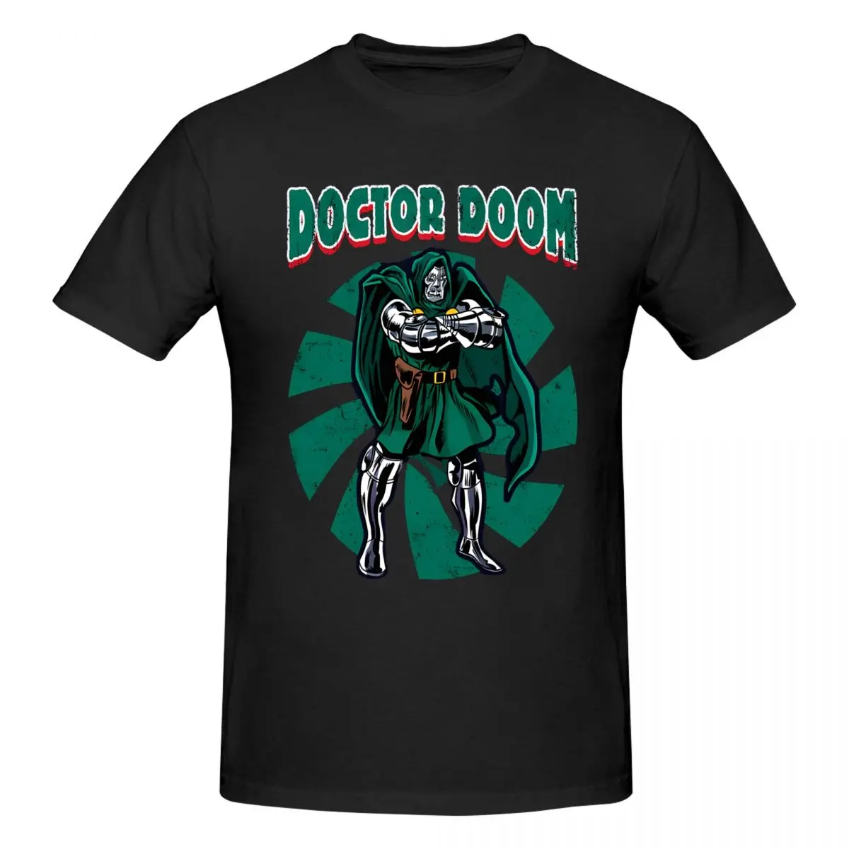 Villain COOL Best For You T Shirt Men\'s Pure Cotton Novelty T-Shirt Round Neck Marvel Doctor Doom Tee Shirt Short Sleeve Clothes