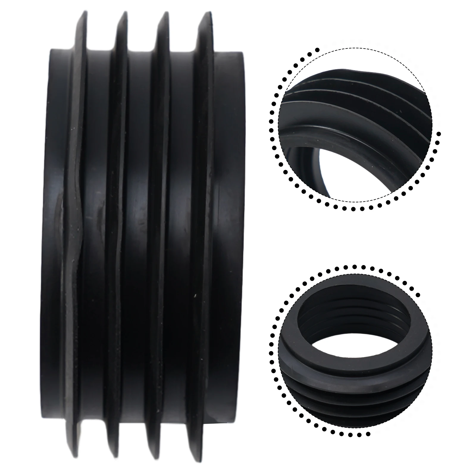 QuestionRubber Cone Seal pour tuyau de chasse de bas niveau, 42mm, ensemble de 2 pièces, fonction de toilette optimale