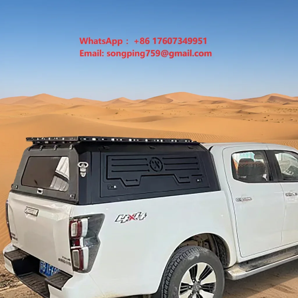 Waterproof Folding Aluminum Alloy Off-Road Pickup Cargo Bed Cover with Locking for 2023 Isuzu D-MAX / Jiangxi Isuzu