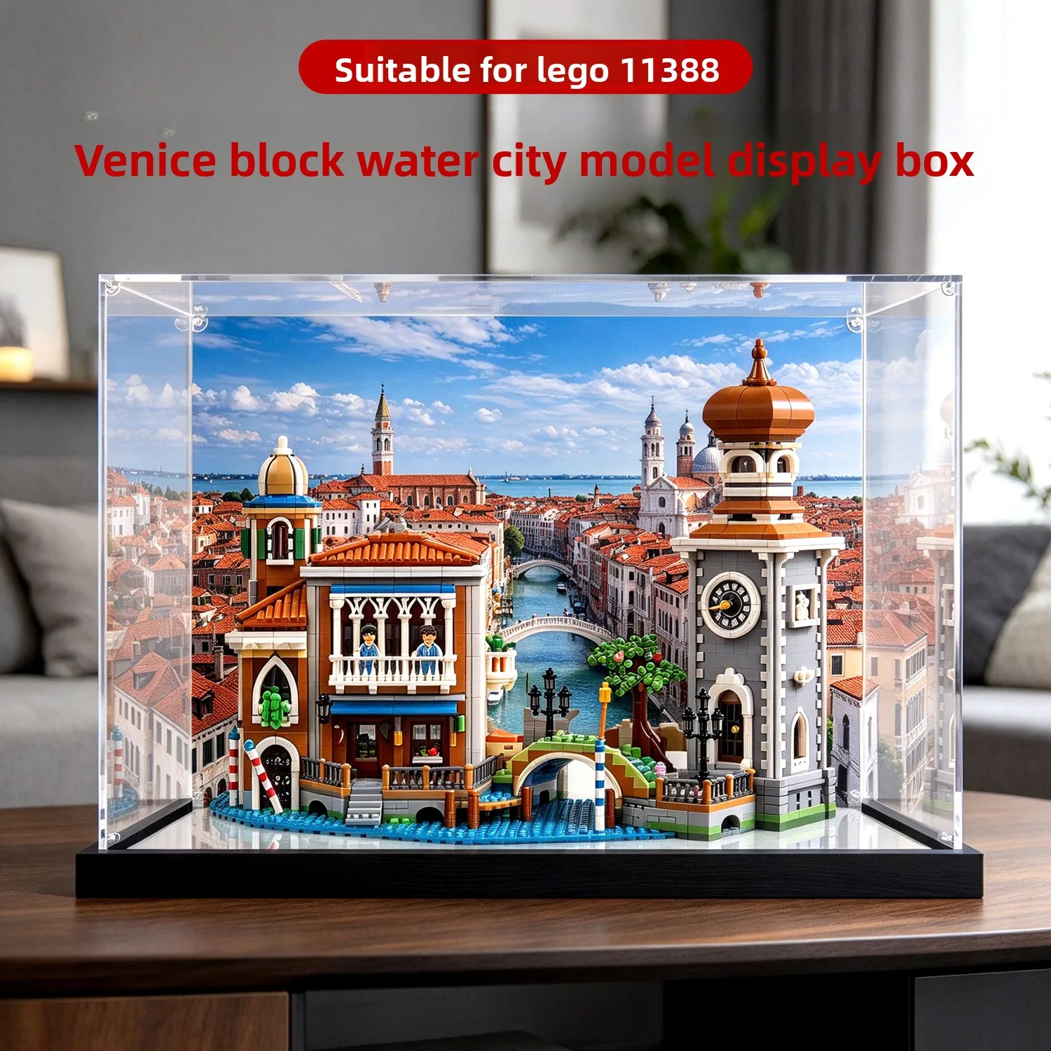 Lego Set City - Transparent acrylic display and storage case