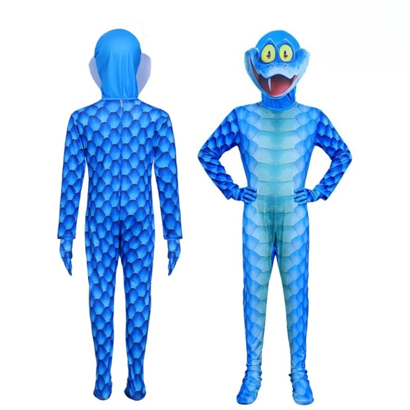 

W Zootopia 2 Gary Snake Cosplay Costume, Kids' One-Piece Party Performance Outfit X