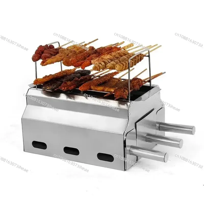 

Household BBQ Stove Charcoal Smokeless Carbon Grill Special Stove Commercial Thickened Stainless Steel