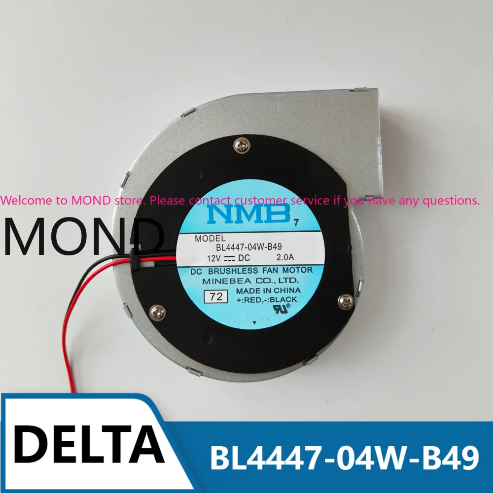 NMB BL4447-04W-B49 DC 12V 2A 11028 11CM Barbecue Stove Blower Speed Control Turbine Centrifugal Turbo Fan Metal Frame New