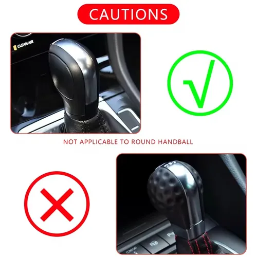 Imagen 2 del producto 4 Uds. Cromo mate con perilla de palanca de cambios de cuero cubierta lateral de engranaje emblema DSG para VW Golf 6 7 R GTI Passat B7 B8 CC R20 Jetta MK6 GLI