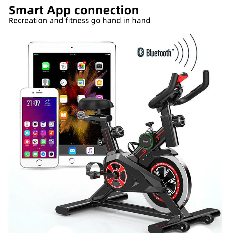 Home Exercise Bike Indoor Cycling Bike Trainer LCD Display Weight Loss Pedal Bicycle Ultra-quiet Fitness Equipment 240kg