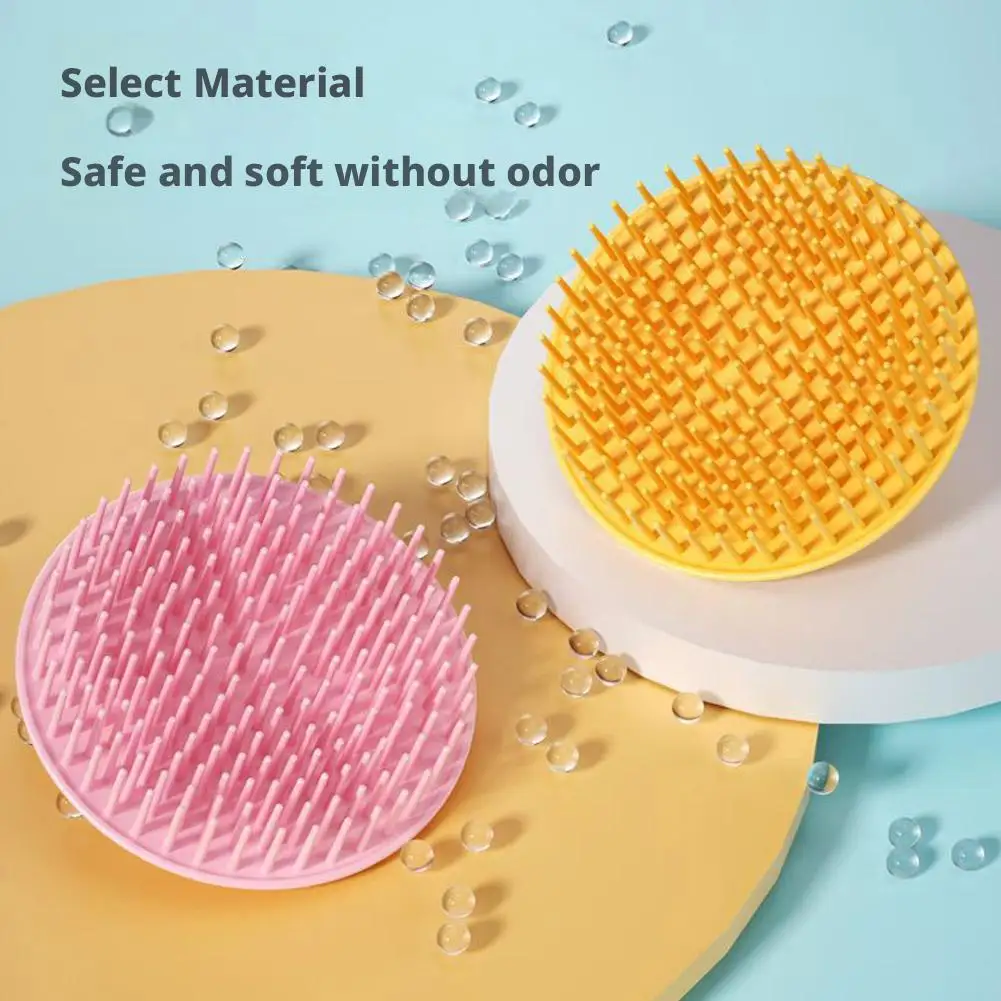 فرشاة تقشير فروة الرأس، فرشاة تنظيف القشرة، مدلك مرن لفروة الرأس، فرشاة شامبو للاستحمام للمكتب المنزلي والسفر والحيوانات الأليفة