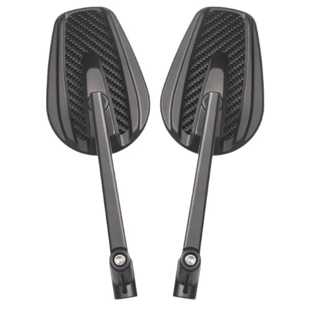 

Высокое качество универсальное зеркало заднего вида для мотоцикла из углеродного волокна HD боковое зеркало металлическое антибликовое зеркало заднего вида для электрического скутера