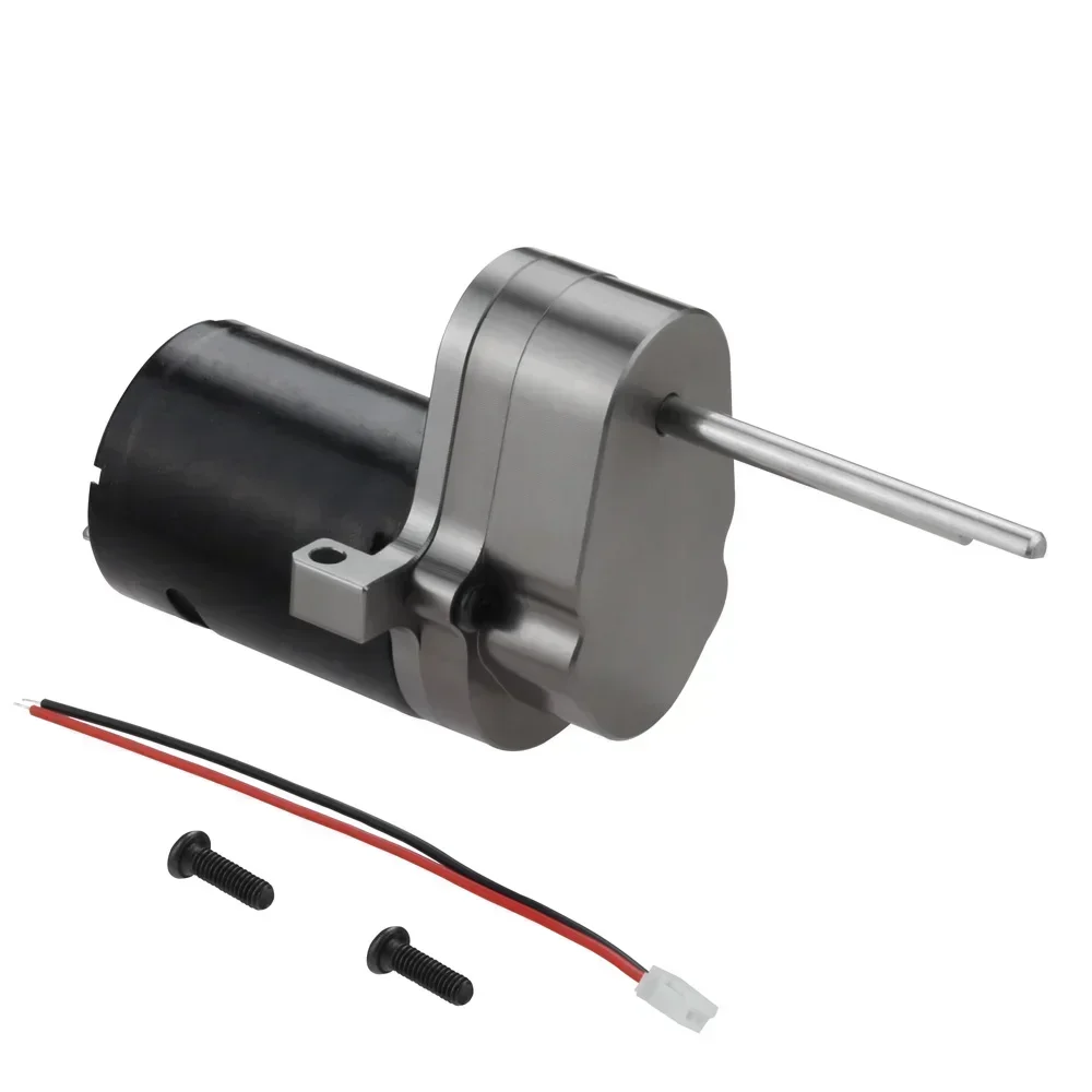 

Металлическая коробка передач WPL D12 с щеточным двигателем 370 для WPL D12 1/10, детали для обновления внедорожника, радиоуправляемого грузовика